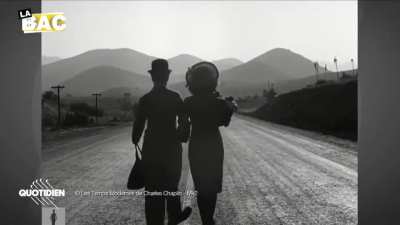 Thomas used an excerpt from a Charlie Chaplin film accompanied by an image he signed himself to answer the question asked by a popular French newspaper about their Split-up. Very Daft Punky answer !