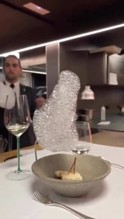 What a Three star Michelin dessert in Spain at El Celler de Can Roca looks like