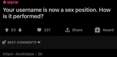 Unfortunate username