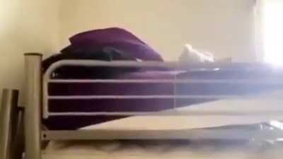 HMC while I unmake the bed.
