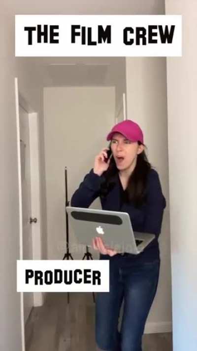 One woman impersonates an entire film crew