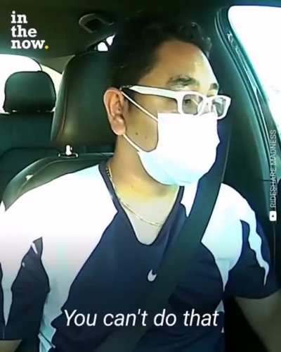 Racist man goes off in a Lyft driver when he&rsquo;s asked to wear a face mask