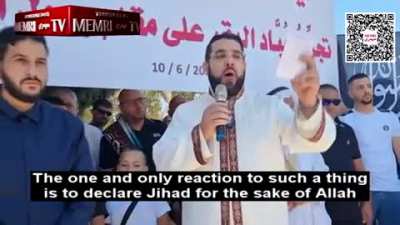 [Anshul Saxena] Palestinian Islamic scholar Nidhal Siam addressed a rally at Al-Aqsa mosque, called Hindus filthy &amp;amp; said: Only response to cow worshipping Hindus' affront to Prophet is to declare jihad to eradicate them. This radical preacher also urg