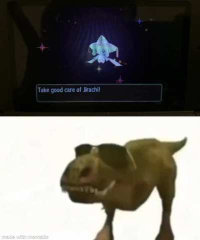 Me when I get a shiny jirachi through wonder trading