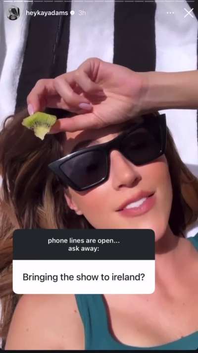From Q&amp;amp;A via IG story 3/20/25