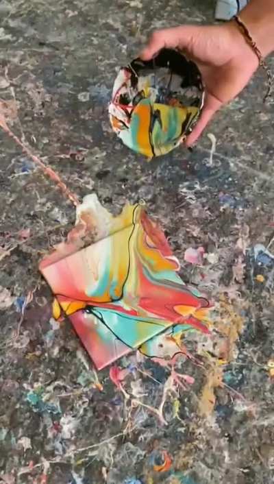 Releasing it on a tile!