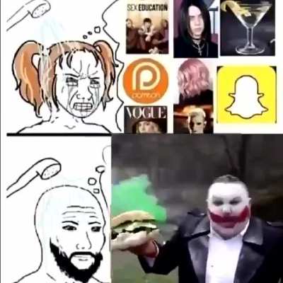 Crazy hamburger