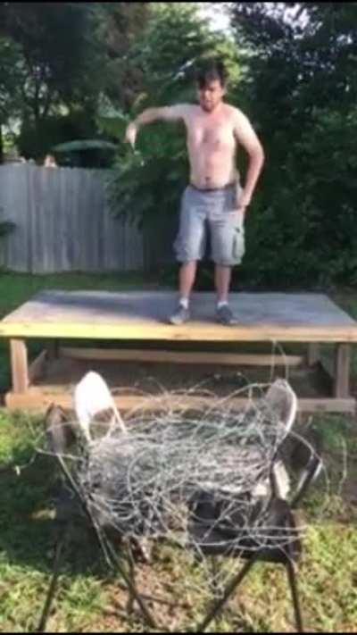 RIP his back