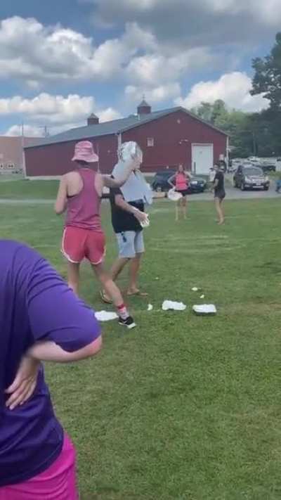 Band Camp Senior Prank(Seniors in pink)