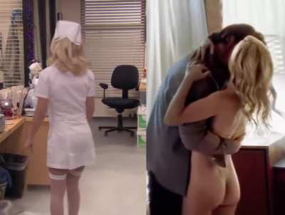 Angela Kinsey as the Naught Nurse