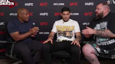 Poatan reacts to the clip of Islam doubting his wrestling and saying &ldquo;put him against Ankalaev&rdquo;: