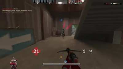 looking away 1 second as medic