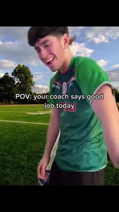 Thanks coach😶