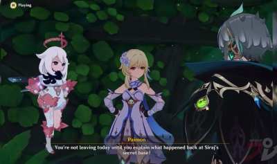 this clip from Alhaitham&rsquo;s story quest kills me every time