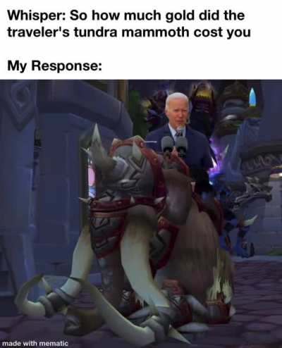 And I heard that Retail Mounts are even more expensive