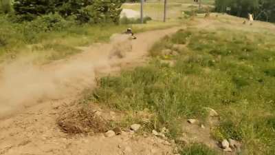 Moving fast on a bike
