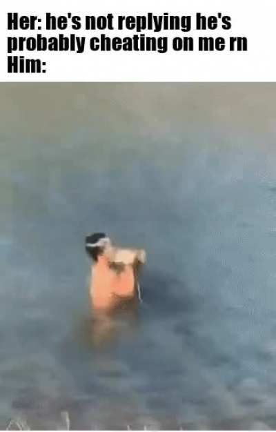 The fish started it