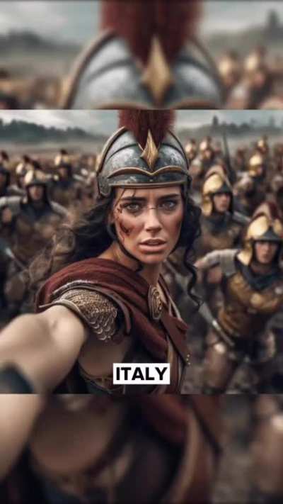 ⚔️ Asking AI what female warriors from different countries would look like! 