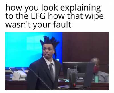 "I banked my motes", "I didn't shoot any oracles", "I thought you called that eye", etc.