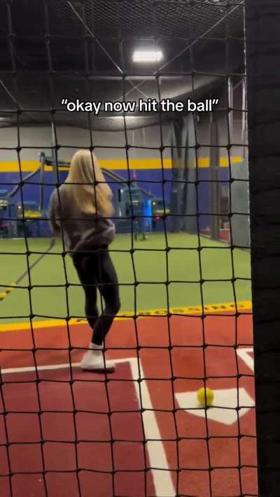 Livvy Dunne... "that&rsquo;s too much to ask #gymnastics #softball"