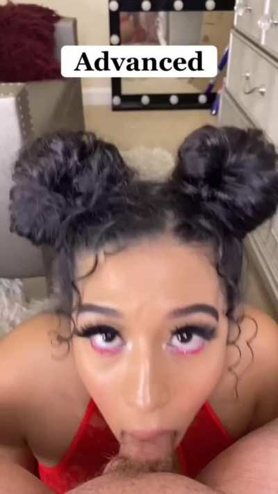 Megan blowjob skills