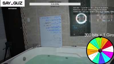Sayguz saliendo de la ba&ntilde;era