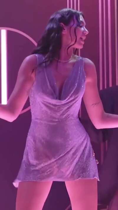 Dua Lipa see-through dress