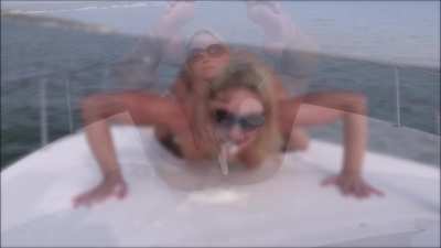 WILD Boating Adventures!🚤As I ride an anchor &amp;amp; put several fruits and veggies in my ass gaping and squirting all over the deck💦Also DP/DAP with an oar😯