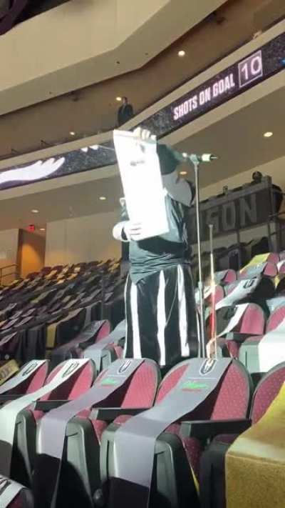 The Henderson Silver Knights have hired a town crier to announce goal scorers