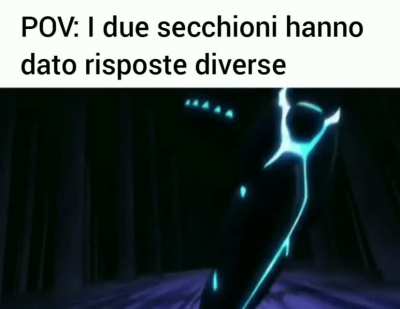 E tu l&igrave; a guardare i due dei scontrarsi