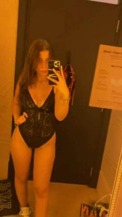 had some fun in the changing room of a fashion store.. the staff looked at me pretty weird when I came out