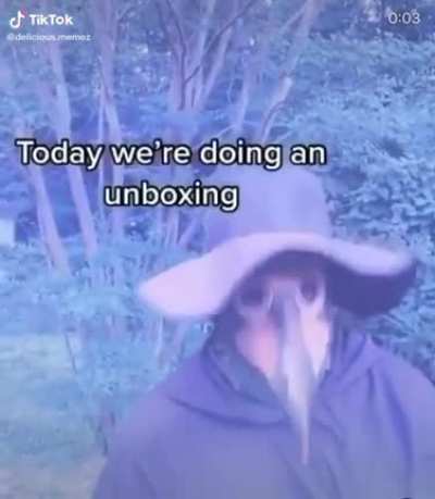An unboxing!