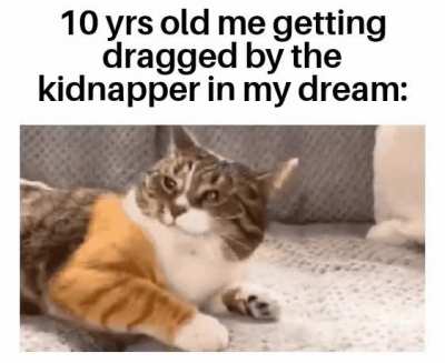 I couldn't run
