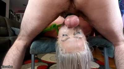 Out of my nose and mouth!