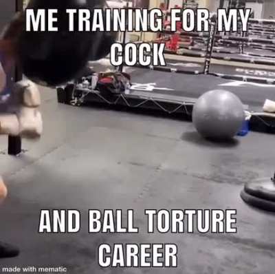 I got a cock and ball degree