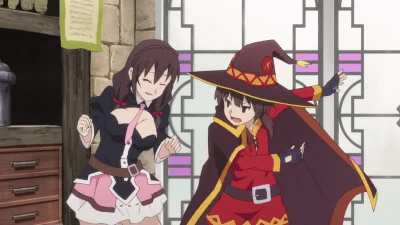Megumin serving Flat Justice!!