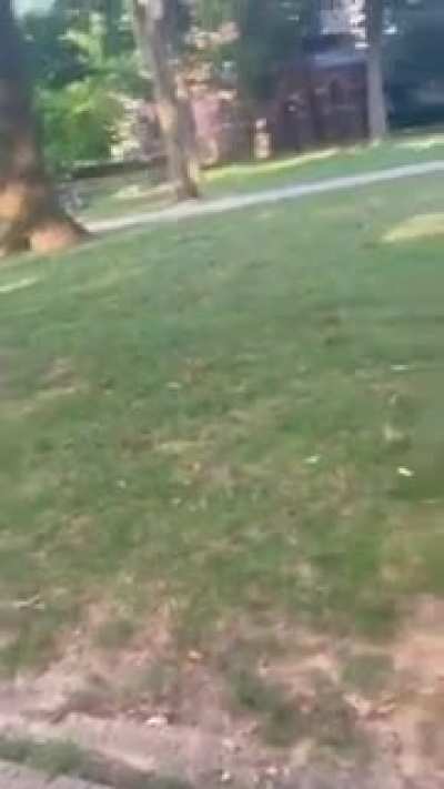 Guy does gnarly cartwheel