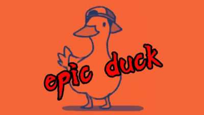 look look its ebic duck