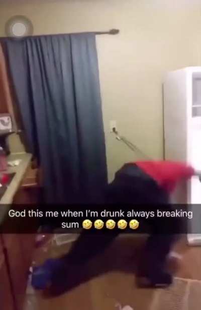 I get destructive when I’m drunk