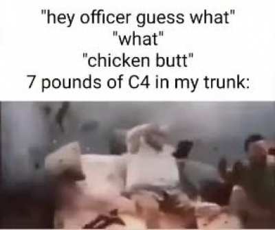 Officer didn&rsquo;t get the joke :(