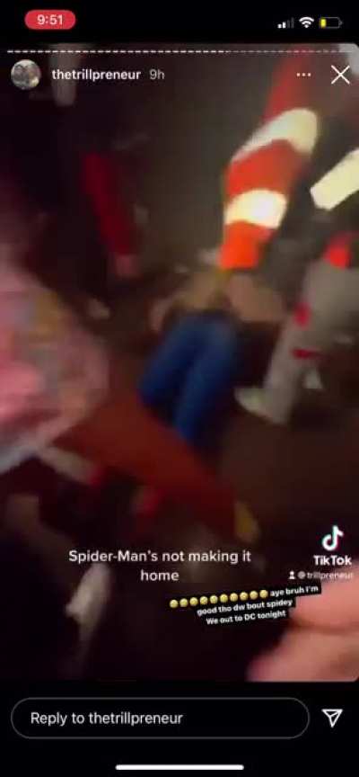 Failed Backflip at Carti&rsquo;s Brooklyn Show. He all good tho dw🤞