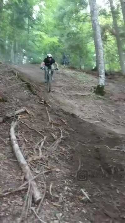 First day on a MTB, let's hit the steepest slope!