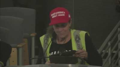 QAnon Woman speaks in Maricopa County Arizona