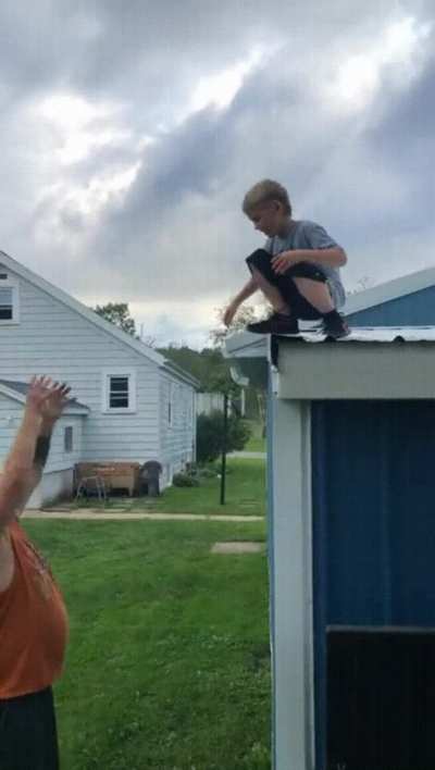 WCGW If you trust your gramps to catch you.