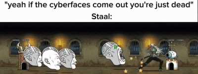 Staal [fluff]&lrm;&lrm;enuinely soloing an impossible stage