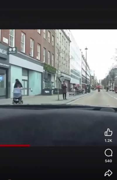 Man in fancy car quite literally thinks he&rsquo;s the main character
