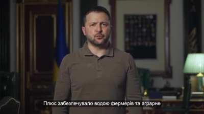 President Zelensky&rsquo;s message to the world: &ldquo;Today, Russian occupiers have committed the biggest crime of ecocide on the Ukrainian land. We need an immediate and maximum global response to Russian terror.&rdquo;