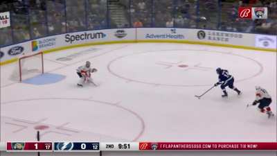 Pat Maroon on the breakaway