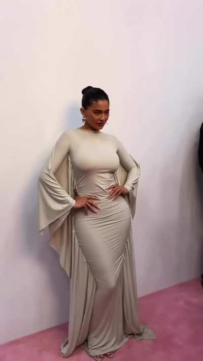 In all white