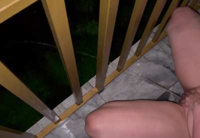 Old footage from my first distance power piss, I&rsquo;ve come a long way 👸💦